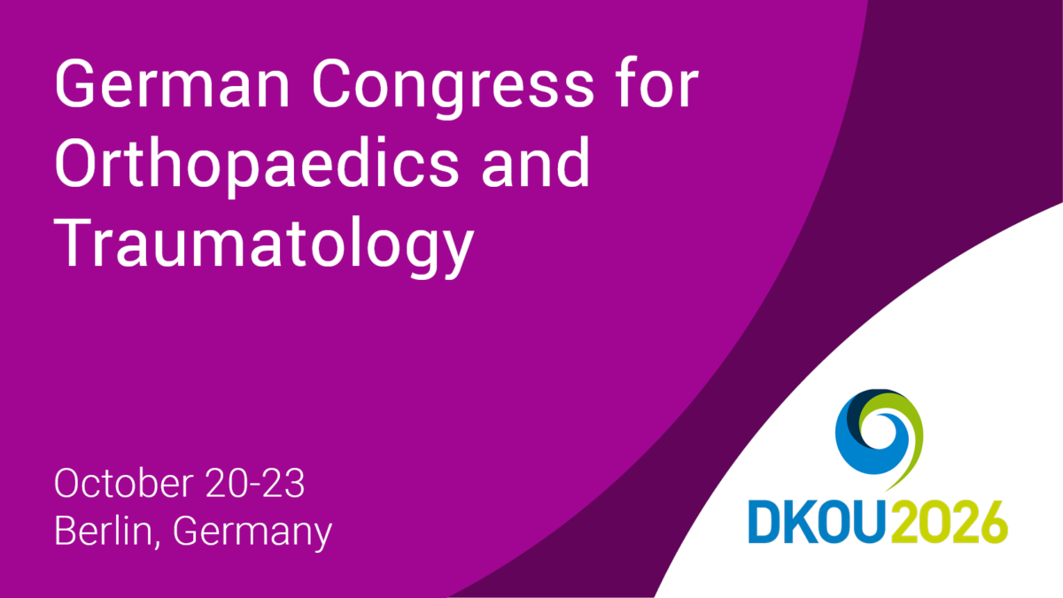 German Congress for Orthopaedics and Traumatology